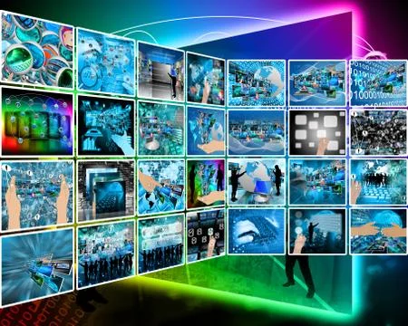 Internet interface イラスト素材