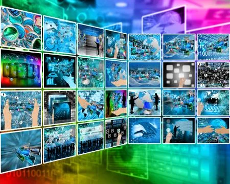 Internet interface Stock Illustration