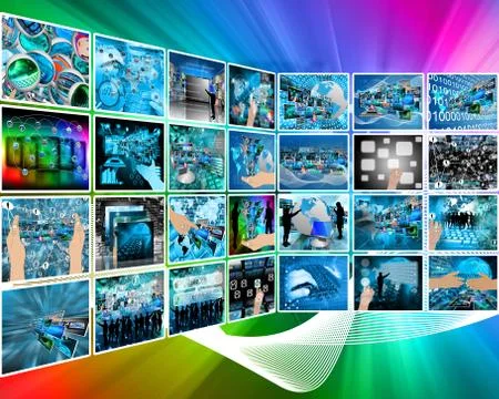 Internet interface 스톡 일러스트