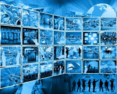 Internet interface Illustrazione stock