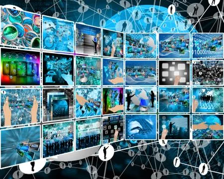 Internet interface イラスト素材