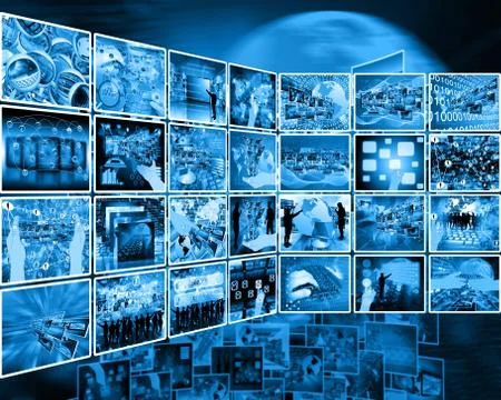 Internet interface Illustrazione stock