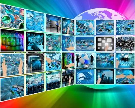 Internet interface イラスト素材