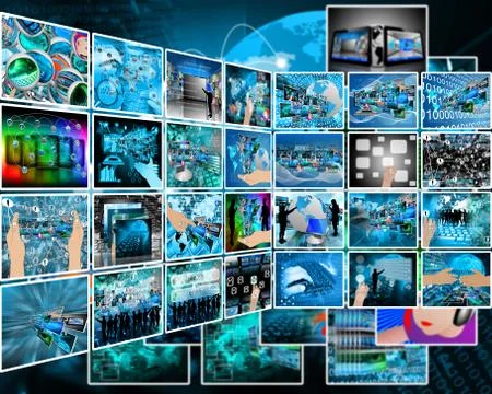 Internet interface イラスト素材