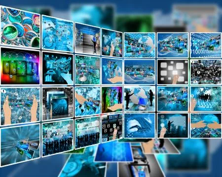 Internet interface Stock Illustration