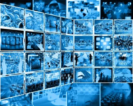 Internet interface Illustrazione stock