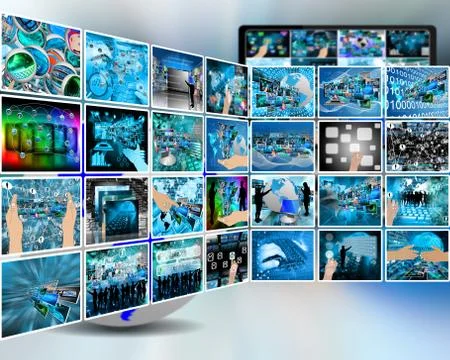 Internet interface イラスト素材