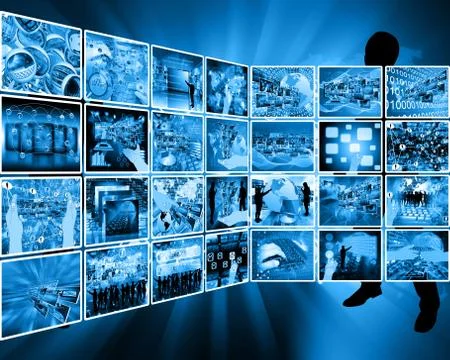 Internet interface Illustrazione stock