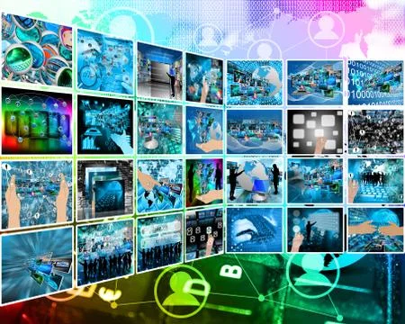 Internet interface イラスト素材