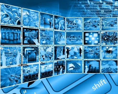 Internet interface Stock Illustration