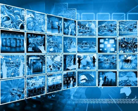 Internet interface Stockillustratie