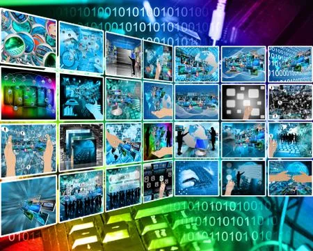 Internet interface イラスト素材