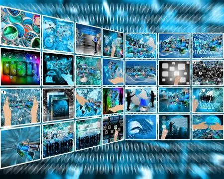 Internet interface Stock Illustration