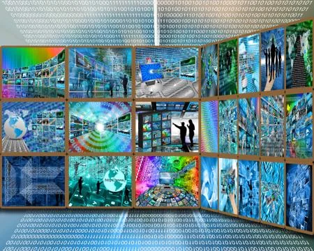 Internet interface Illustrazione stock