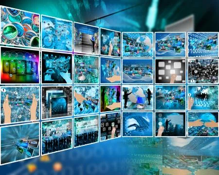 Internet interface Illustrazione stock