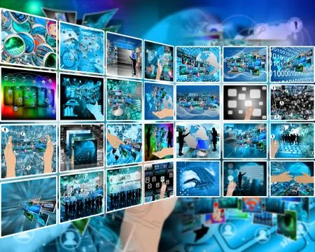 Internet interface イラスト素材