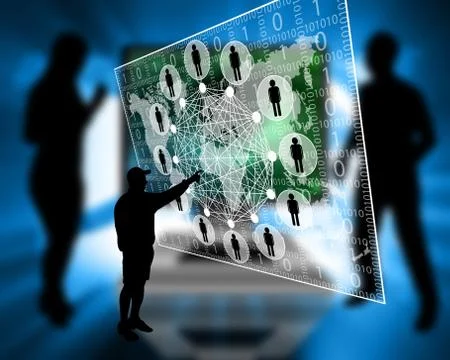 Internet interface Stock Illustration