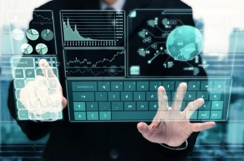 Internet interface Stock Photos