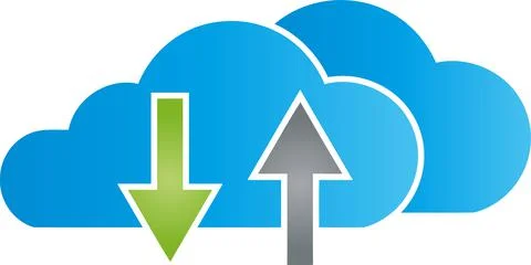 Internet, IT services, connections, network, logo Stock Illustration
