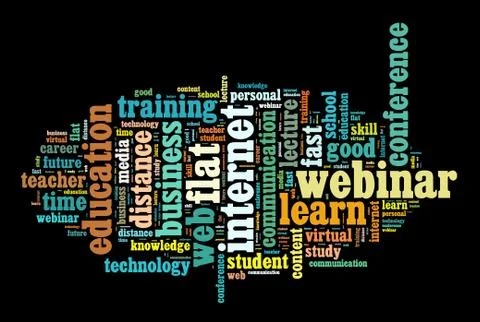 Internet learning illustration concept Stock Illustration