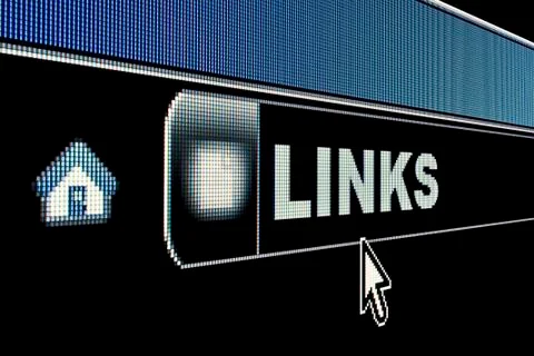 Internet Links Concept Foto stock