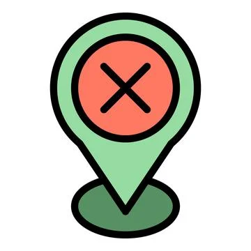 Internet location icon vector flat 스톡 일러스트