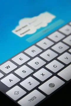 Internet login Stock Photos