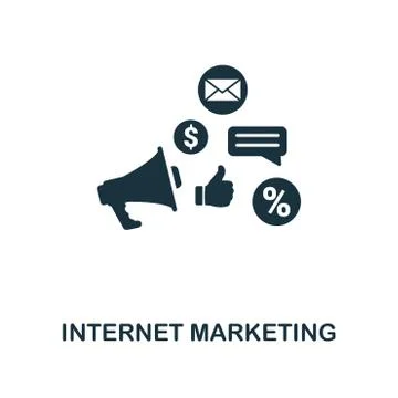 Internet Marketing creative icon. Simple element illustration. Internet Stock Illustration