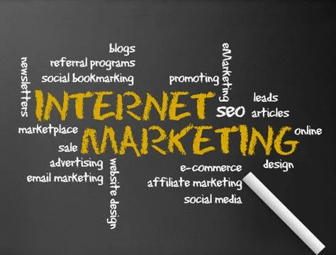Internet marketing Stock Illustration