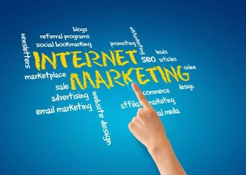 Internet marketing Stock Illustration