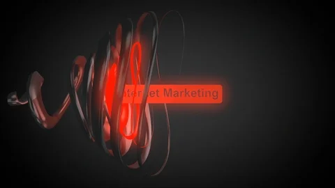 Internet marketing-Spiral Logo Vídeo Stock 123733951