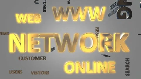 Internet Marketing Word Cloud 스톡 동영상 8851259