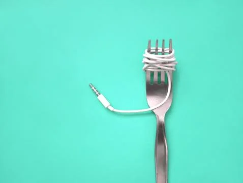 Internet media consumption concept. Stock Photos