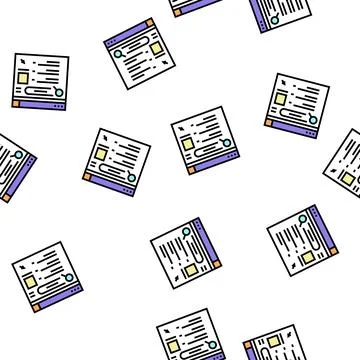 Internet mens leisure vector seamless pattern 스톡 일러스트