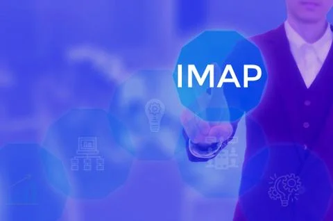 Internet Message Access Protocol - business concept Stock Photos