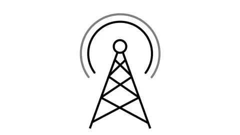 Internet mobile tower. Stock Footage 135799800