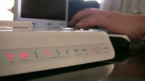 Internet Modem   Full HD 1080p Stock Footage 778595