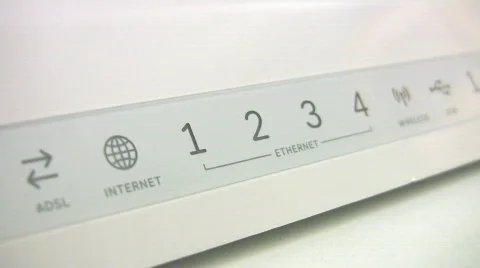 Internet Modem Full HD 1080p Stock Footage
