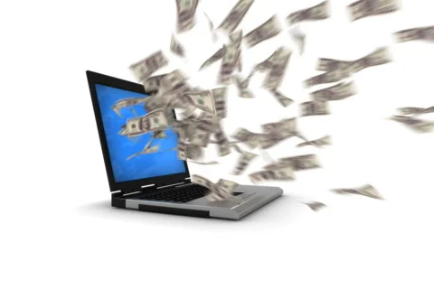 Internet money Stock Footage 528891