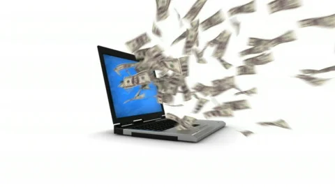 Internet money Stock Footage 528913