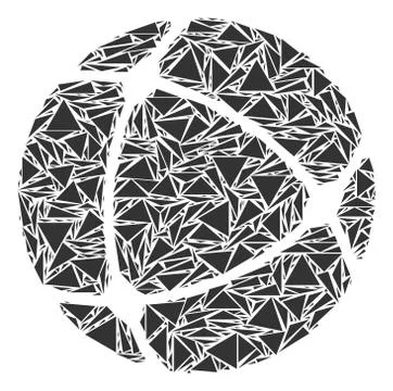 Internet Mosaic of Triangles 스톡 일러스트