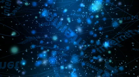 Internet Network Background - Motion Background 64 (HD) Stock Footage 798233