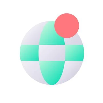 Internet network notification pixel perfect flat gradient two-color ui icon Illustrazione stock