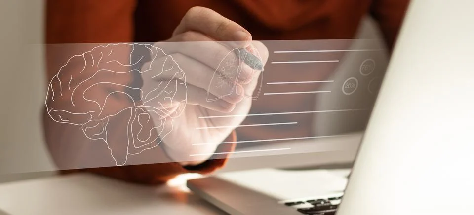 Internet network security technology computer online system and spreading to Foto stock