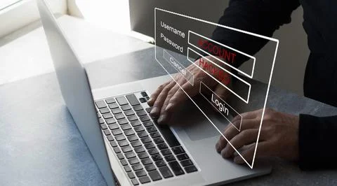 Internet network security technology computer online system and spreading to Stock Photos