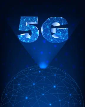 Internet networking concept and 5G technology Stock Illustration
