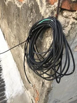 Internet optical cable 库存照片