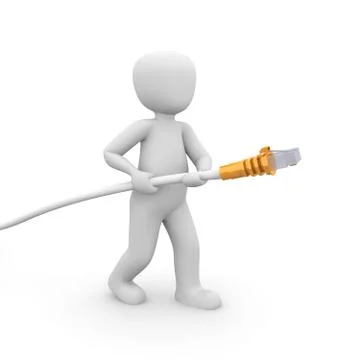 Internet orange Stock Illustration