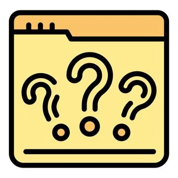 Internet page error icon vector flat Illustrazione stock