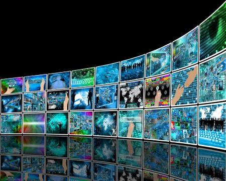 Internet perspective イラスト素材